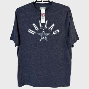 NFL Dallas Cowboys Graphic T-Shirt Navy Blue Men's XL Football Short-Sleeve NEW
